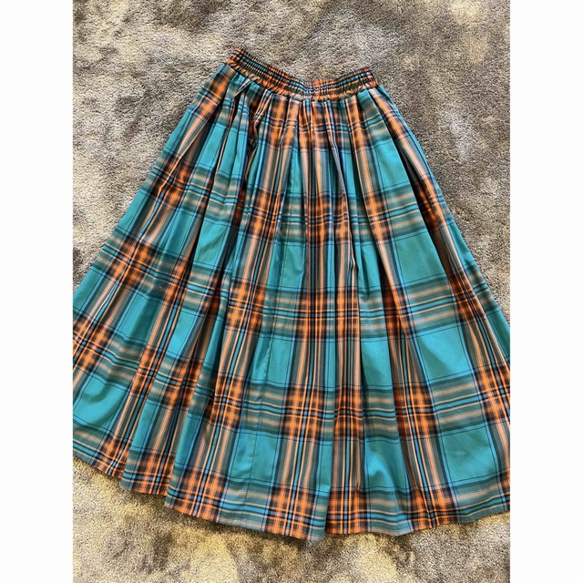 IENA(イエナ)のbow.a ボウエー　チェックマキシスカート　FREEサイズ レディースのスカート(ロングスカート)の商品写真