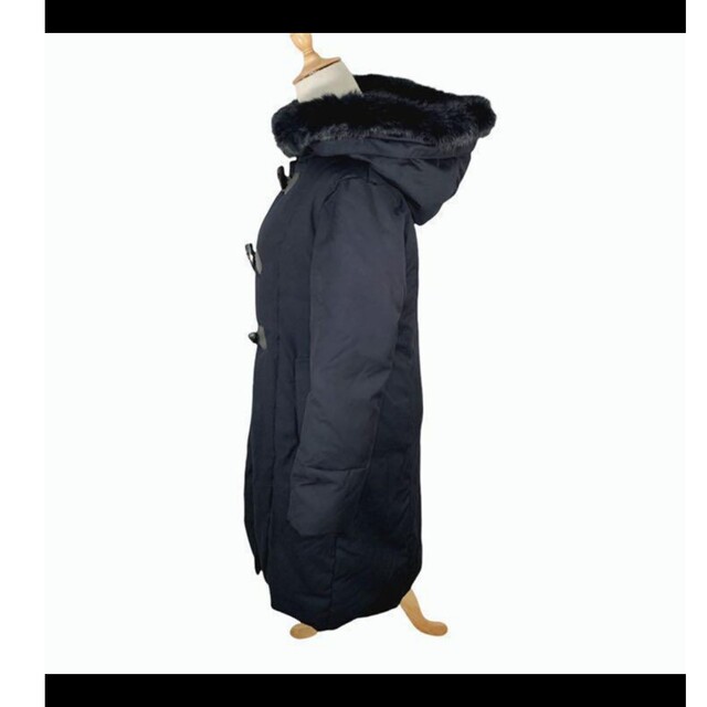 ROPE’(ロペ)の美品  ロペ ROPE ダッフル ダウンコート ブラック レディースのジャケット/アウター(ダウンコート)の商品写真