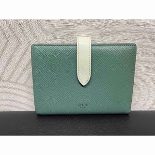 セリーヌ(celine)の★セリーヌ★ミディアムストラップウォレット★レザー★バイカラー★二つ折り財布(財布)