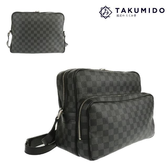 送料関税無料】 LOUIS Aランク ルイビトン 黒色 ブランド 男性 鞄 通学