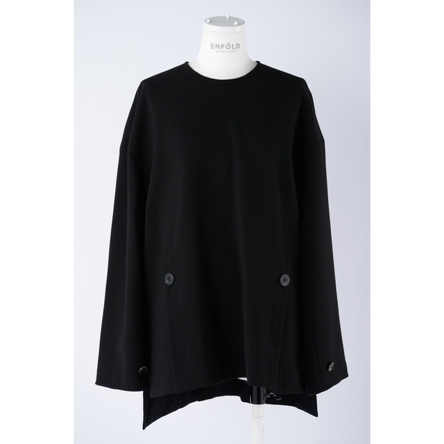 ENFOLD】TWO-WAY-SLEEVE PULLOVER ENFOLD】TWO-WAY-SLEEVE PULLOVER