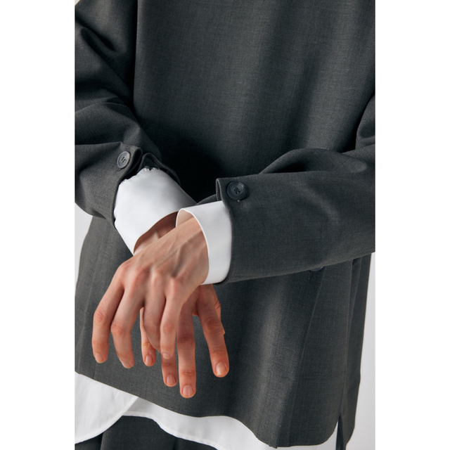 ENFOLD】TWO-WAY-SLEEVE PULLOVER ENFOLD】TWO-WAY-SLEEVE PULLOVER