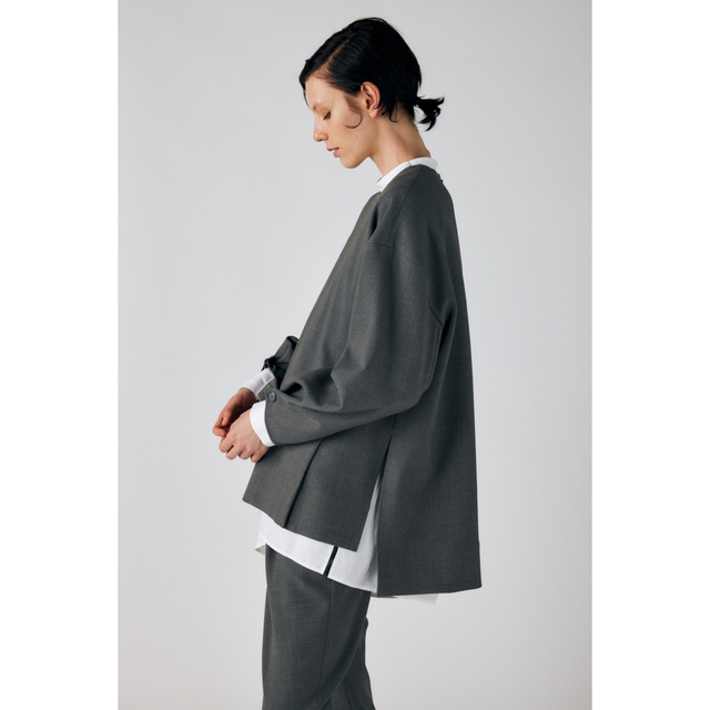 ENFOLD】TWO-WAY-SLEEVE PULLOVER ENFOLD】TWO-WAY-SLEEVE PULLOVER