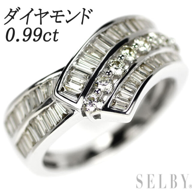 海外限定】 K18WG ダイヤモンド リング 0.99ct リング(指輪) - rinsa.ca