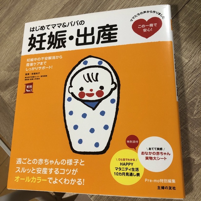 はじめてママ＆パパの妊娠・出産 妊娠中の不安解消から産後ケアまでこの一冊で安心！ エンタメ/ホビーの雑誌(結婚/出産/子育て)の商品写真