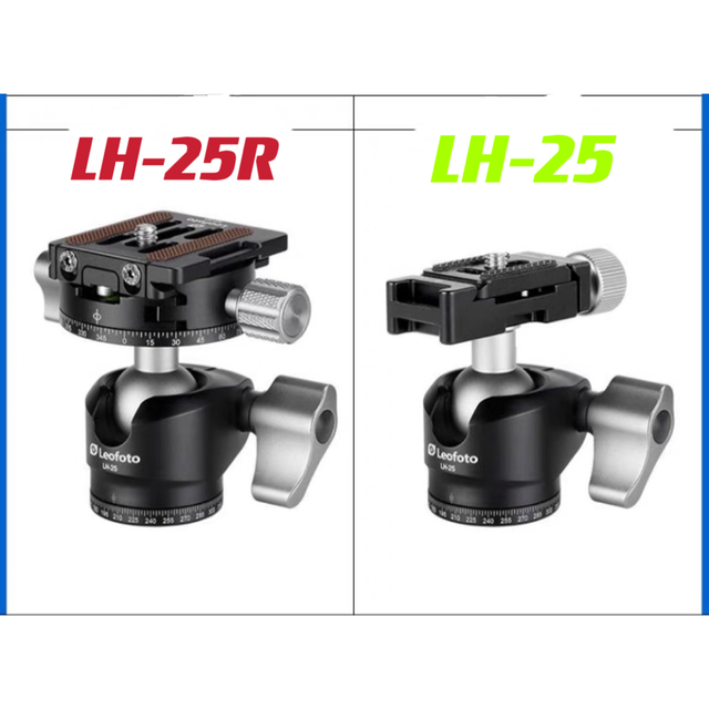 東京発送【新品】Leofoto LH25R自由パノラマ雲台 プレート付き