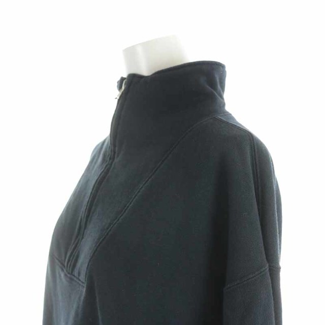 PEEP INSIDE HEAD HALF ZIP SWEATSHIRT M 紺