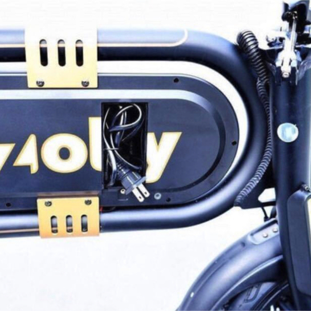 エクルベージュ ZOLLY E-BIKE 極上未使用 電動バイク 折り畳み電動