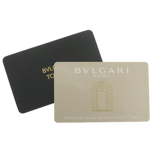 BVLGARI(ブルガリ)のブルガリ 二つ折り長財布 ブルガリブルガリ 中古 ブラック レザー BVLGARI 【中古】| ロングウォレット シンプル 小物 財布 メンズ ファッション ブランド サイフ Aランク メンズのファッション小物(長財布)の商品写真