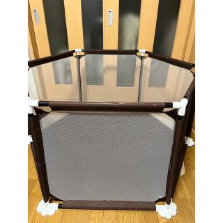 日本育児たためるベビーサークル pawoo グレー8枚の通販 by あんにん's