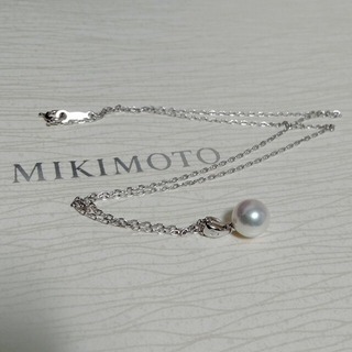 超珍品 MIKIMOTO K18 大粒真珠ネックレス