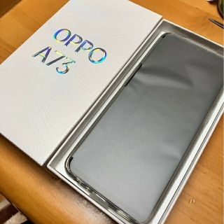 オッポ(OPPO)のOPPO オッポ A73 楽天版 64GB ネービーブルー ZKVE2002BL(スマートフォン本体)