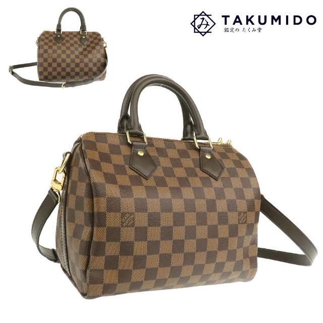 使い勝手の良い 【中古】 VUITTON LOUIS エベヌ ダミエ 中古 N41368 25 バンドリエール スピーディ ハンドバッグ  ルイヴィトン VUITTON LOUIS 2WAY SAランク ファッション ブランド ルイビトン LV 鞄 バック ショルダーバッグ ボストン バッグ ハンドバッグ ...