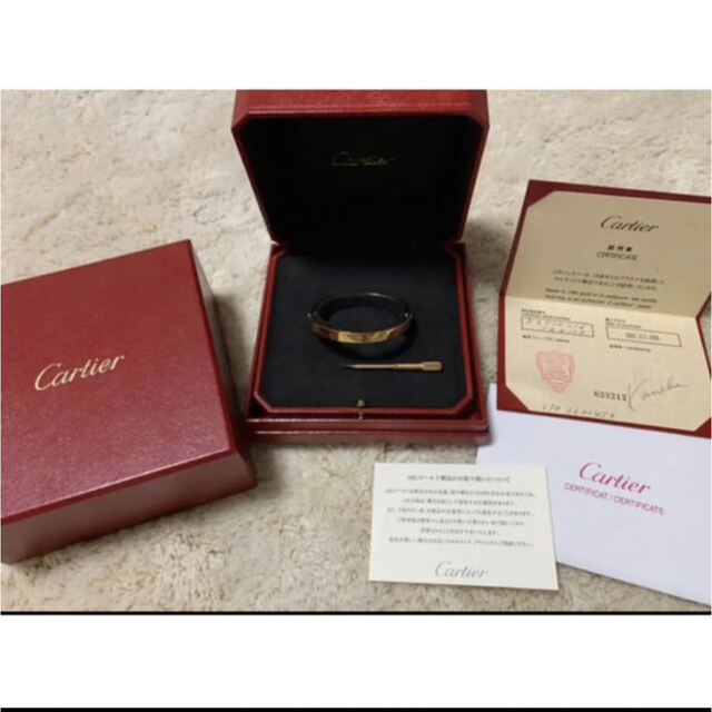 Cartier - カルティエ  ラブブレス　PG 16サイズ　美品