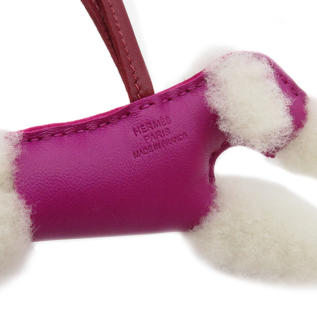 Hermes(エルメス)のエルメス  バッグチャーム  バディ  U刻印(2022年製) ピンク レディースのファッション小物(その他)の商品写真