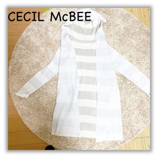 セシルマクビー(CECIL McBEE)のセシルマクビー/CECIL McBEE　ボタンレスカーディガン　Mサイズ(ニット/セーター)