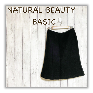 ナチュラルビューティーベーシック(NATURAL BEAUTY BASIC)のナチュラル ビューティーベーシック　ひざ丈スカート　Mサイズ(ミニスカート)