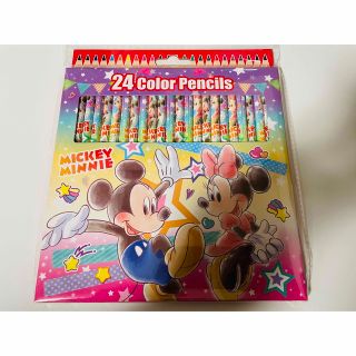 【新品・未開封！！】Disney ディズニー色鉛筆24本セット(色鉛筆)