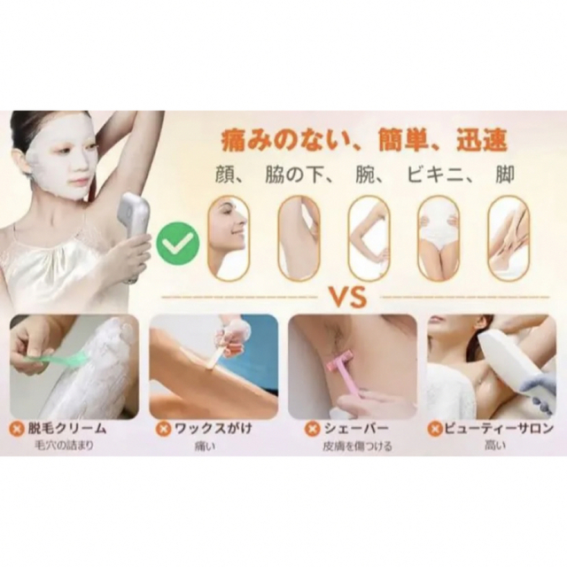 夏に向けて♪】UTOURS 脱毛器 冷感脱毛 男女兼用の通販 by ameri's ...