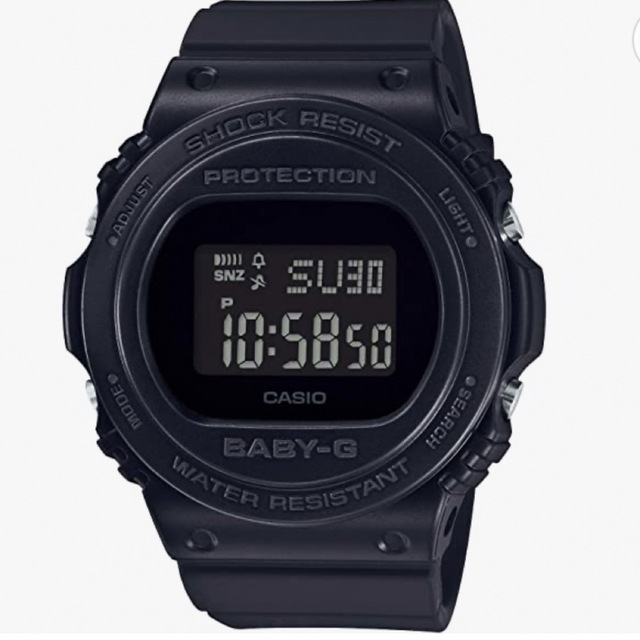 Baby-G(ベビージー)のCASIOベビージー BGD-570-1JF レディース ブラック レディースのファッション小物(腕時計)の商品写真