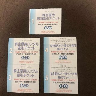 日本駐車場開発　日本スキー場開発　株主優待　リフト割引券 レンタル割引券 その他(スキー場)