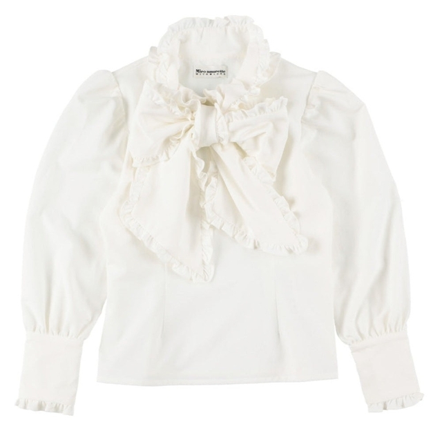 miro amurette  RIBBON TIE BLOUSE 4