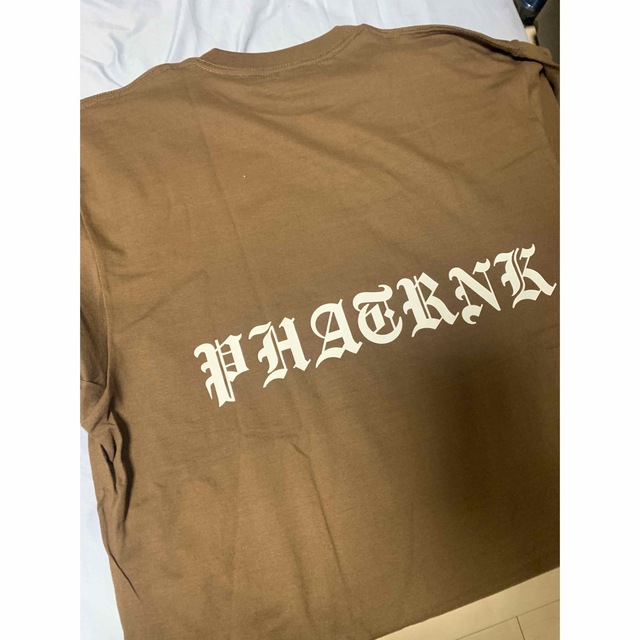 phatrnk 半袖tシャツ ブラウン　XL 新品未使用　トップス　ファッション メンズのトップス(Tシャツ/カットソー(半袖/袖なし))の商品写真