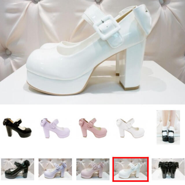 syrup.(シロップ)の   【最終値下げ】lady ribbon shoes レディースの靴/シューズ(ハイヒール/パンプス)の商品写真