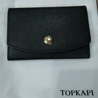 トプカピ(TOPKAPI)のトプカピ TOPKAPI 角シボ型押し 名刺入れ COLORATO コロラート(名刺入れ/定期入れ)