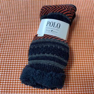 グンゼ(GUNZE)のPOLO メンズルームソックス　ダークオレンジ 25〜27cm(ソックス)