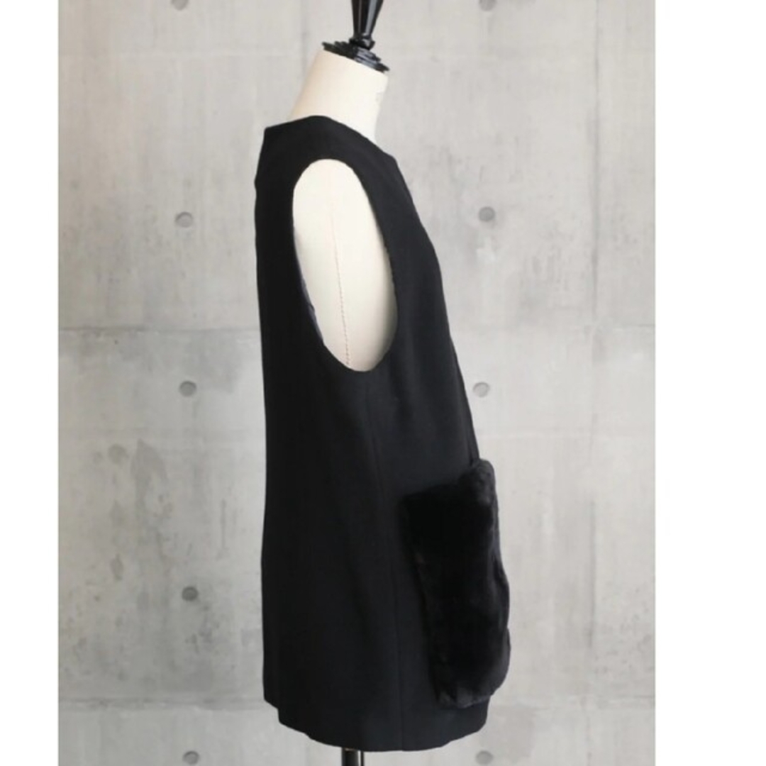 em.  エムドット　Pocket Fur Gilet 1