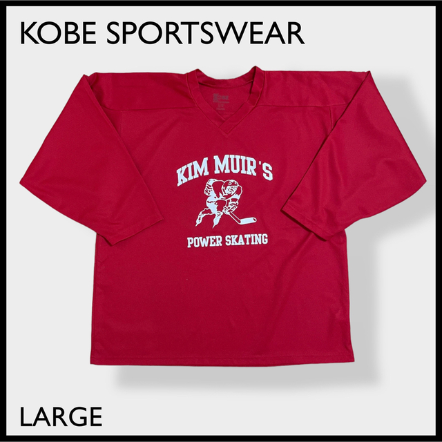 【KOBE】カナダ製 メッシュ 九分丈 アイスホッケー トレーニングシャツ