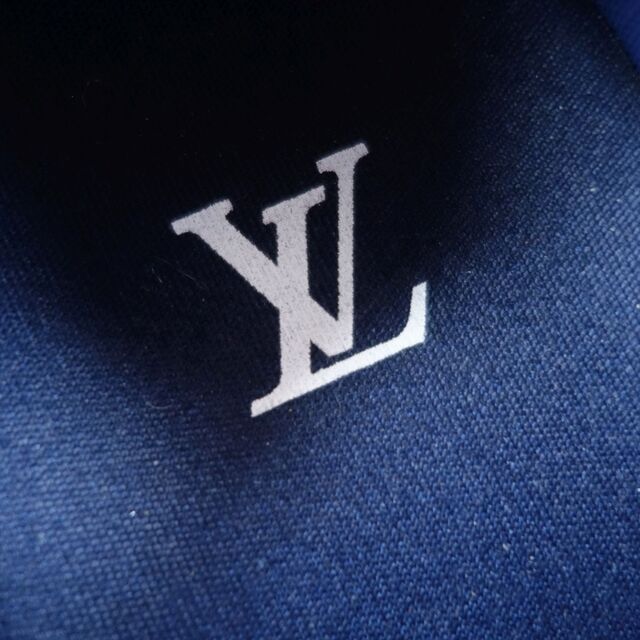 美品 ルイヴィトン LOUIS VUITTON スニーカー アビューライン モノグラム LVロゴ ローカット メンズ シューズ 6(25cm相当) ブルー
