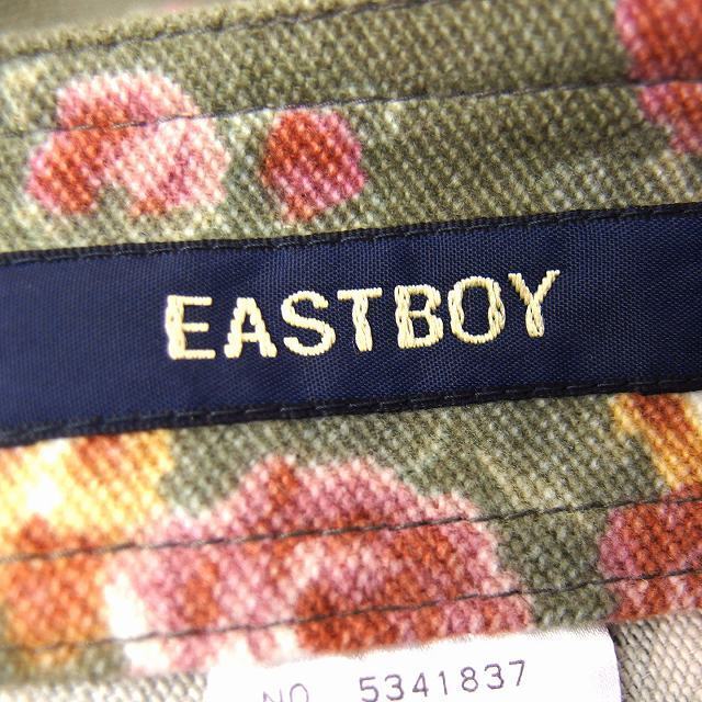 EASTBOY(イーストボーイ)のイーストボーイ パンツ ストレート ハーフ コットン 綿 ジップフライ 花柄 9 レディースのパンツ(ショートパンツ)の商品写真