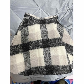 スナイデル(SNIDEL)のsnidel wool チェック　スカート　サイズ1(ひざ丈スカート)