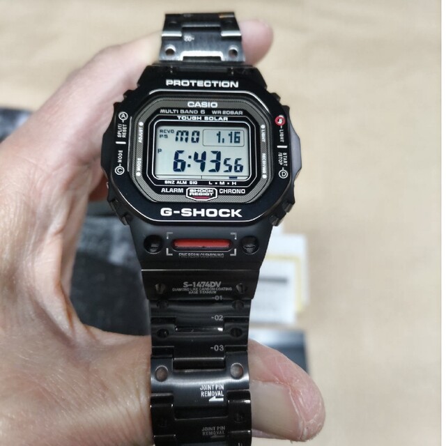 G-SHOCK(ジーショック)の【GMW-B5000TVA MOD】カスタム仕様GW-5000U-1ER　新品 メンズの時計(腕時計(デジタル))の商品写真