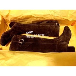 【GINGER掲載商品】靴TOD'S - 25cm TOD'S トッズ ベルト スウェード ショートブーツ ヒール