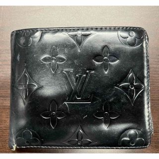 ルイヴィトン(LOUIS VUITTON)のルイヴィトン　ヴェルニ　ブラック　折り財布(折り財布)