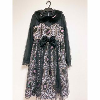 アンジェリックプリティー(Angelic Pretty)のgirly leopard ワンピース(ひざ丈ワンピース)