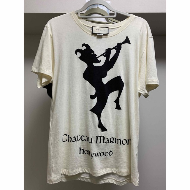 Gucci(グッチ)の【激レア】GUCCI Marmont コラボ　バックフラワーTシャツ メンズのトップス(Tシャツ/カットソー(半袖/袖なし))の商品写真