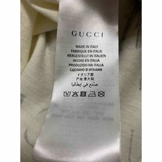 Gucci(グッチ)の【激レア】GUCCI Marmont コラボ　バックフラワーTシャツ メンズのトップス(Tシャツ/カットソー(半袖/袖なし))の商品写真