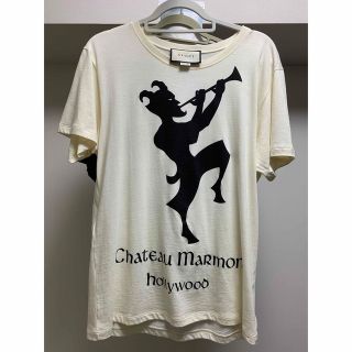 グッチ(Gucci)の【激レア】GUCCI Marmont コラボ　バックフラワーTシャツ(Tシャツ/カットソー(半袖/袖なし))