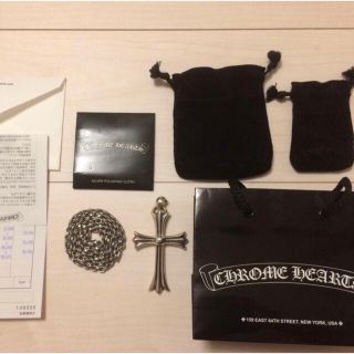 クロムハーツ(Chrome Hearts)のChrome Hearts クロムハーツ　ラージクロス　ペーパーチェーン(ネックレス)