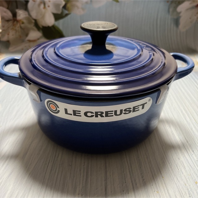 LE CREUSET - ♡ルクルーゼ ココットロンド 18cm アズールブルー