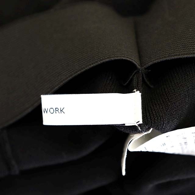 FRAMeWORK(フレームワーク)のフレームワーク スムースタイトスカート ロング バックスリット 38 黒 レディースのスカート(ロングスカート)の商品写真