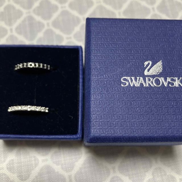 SWAROVSKI(スワロフスキー)の[ moko様専用] スワロフスキーリング2本セット レディースのアクセサリー(リング(指輪))の商品写真