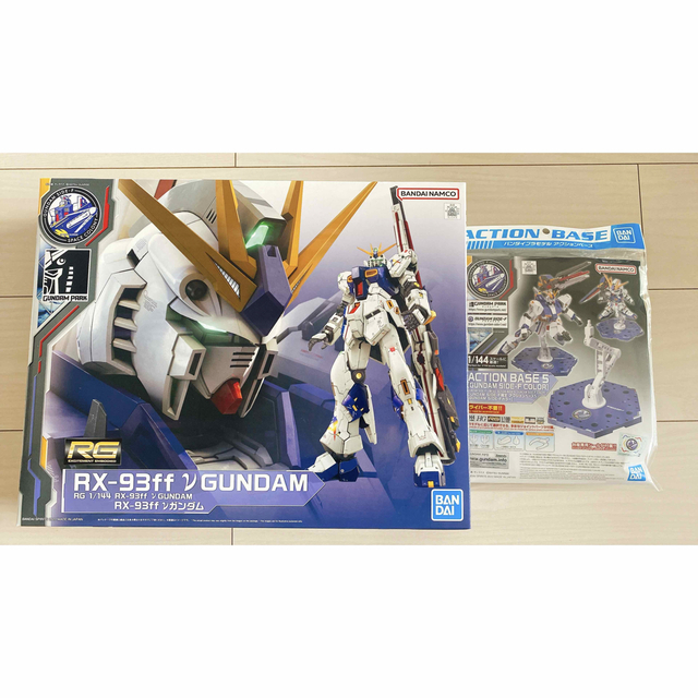 【新品】RG 1/144 RX-93ff νガンダム ららぽーと福岡2点セット