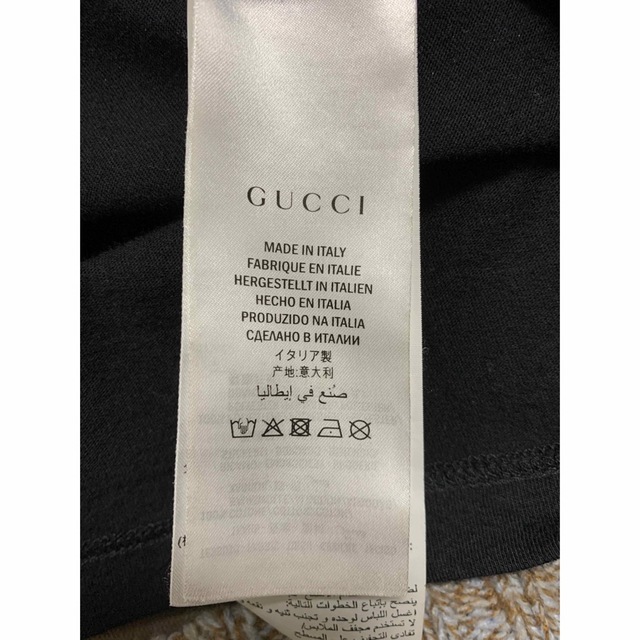 Gucci(グッチ)の【激レア】GUCCI エンブロイダリーロゴTシャツ メンズのトップス(Tシャツ/カットソー(半袖/袖なし))の商品写真