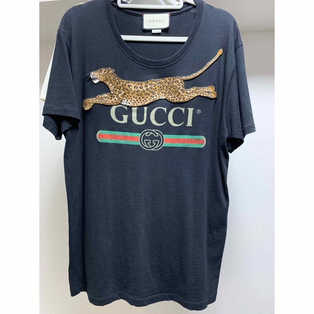 Gucci(グッチ)の【激レア】GUCCI エンブロイダリーロゴTシャツ メンズのトップス(Tシャツ/カットソー(半袖/袖なし))の商品写真
