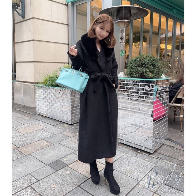 LONG WRAP COAT   アウター　コート